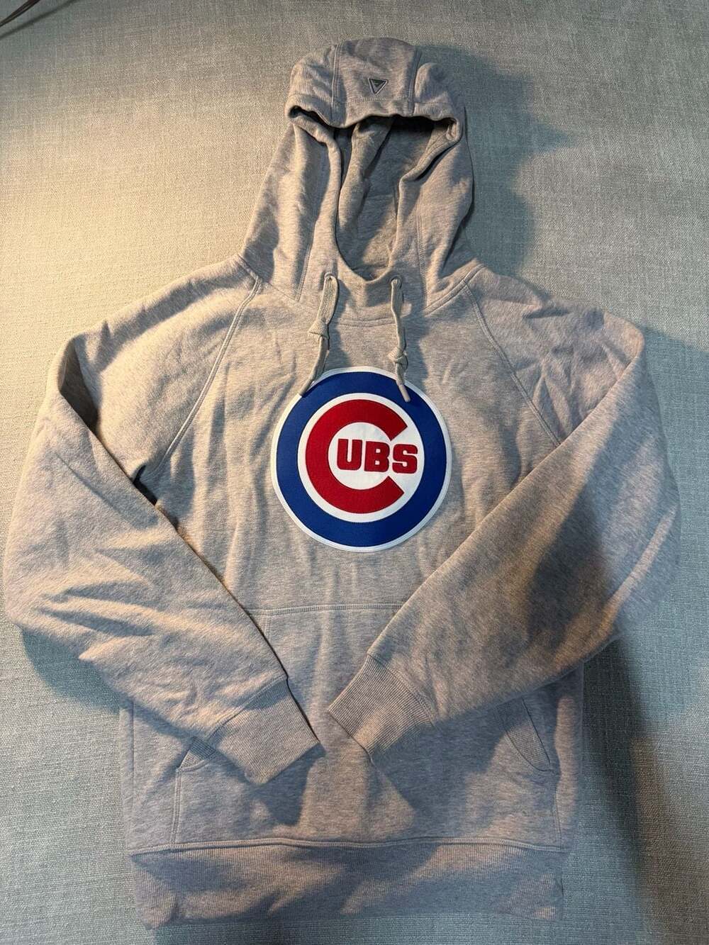 Antigua Chicago Cubs MLB Gray Pullover Hoodie Size Small